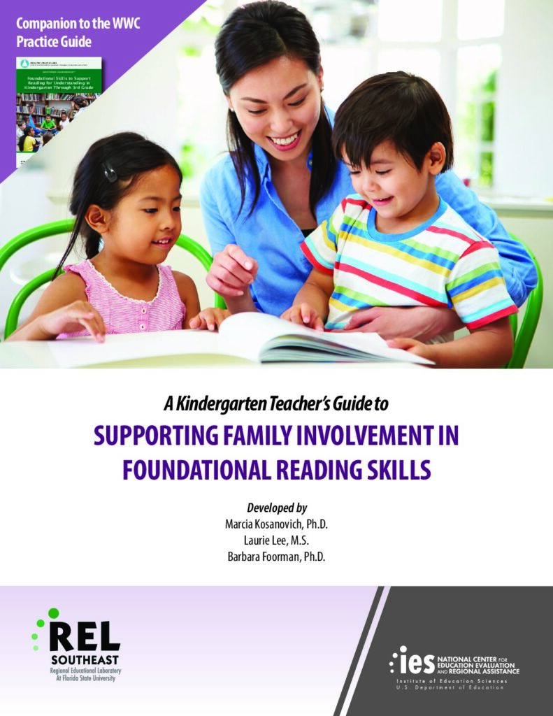 A Kindergarten Teacher’s Guide to Supporting Family Involvement in Foundational Reading Skills