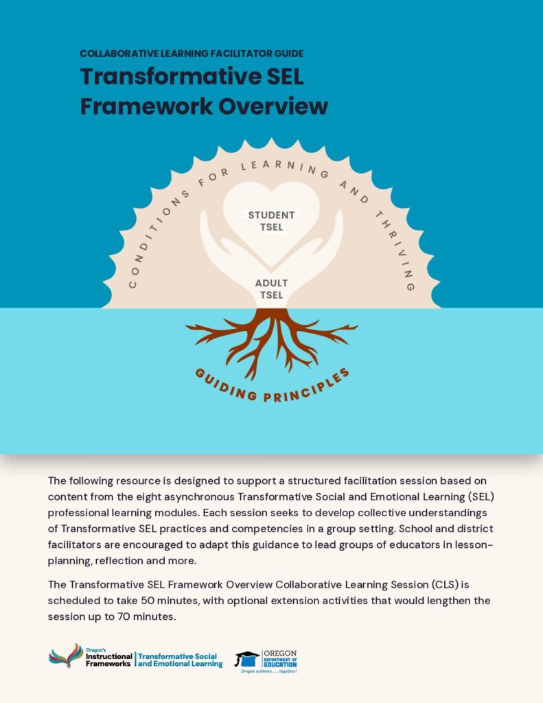 Collaborative Learning Facilitator Guide: Framework Overview