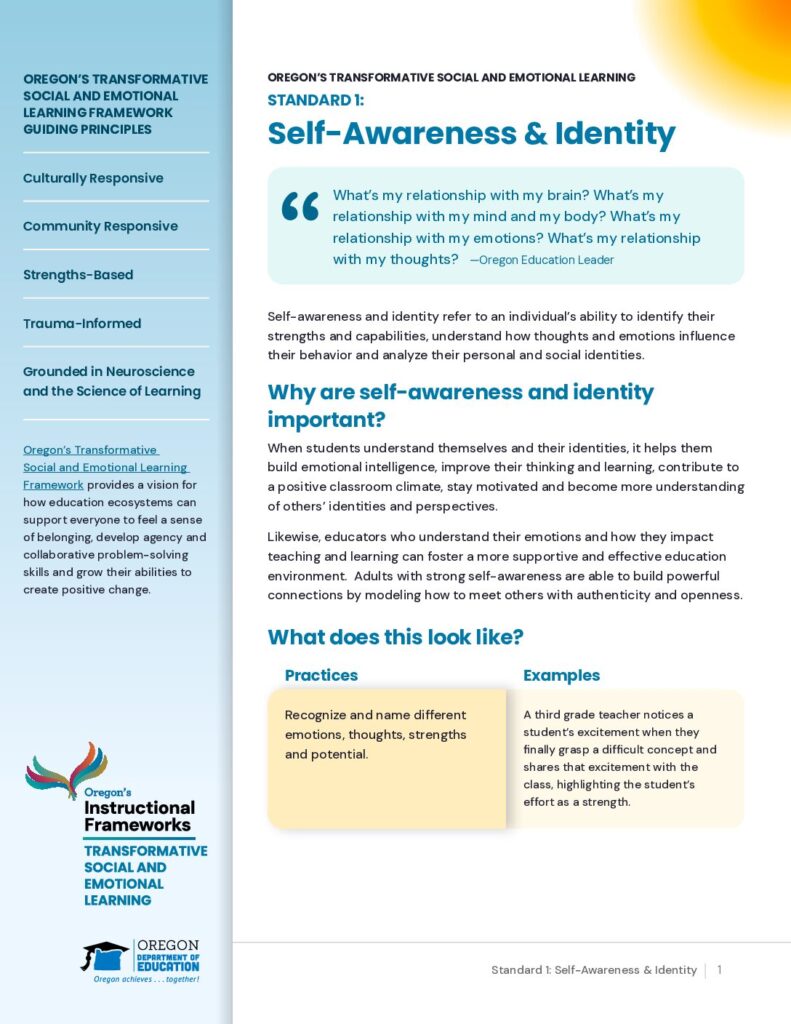 Spotlight: Self Awareness & Identity