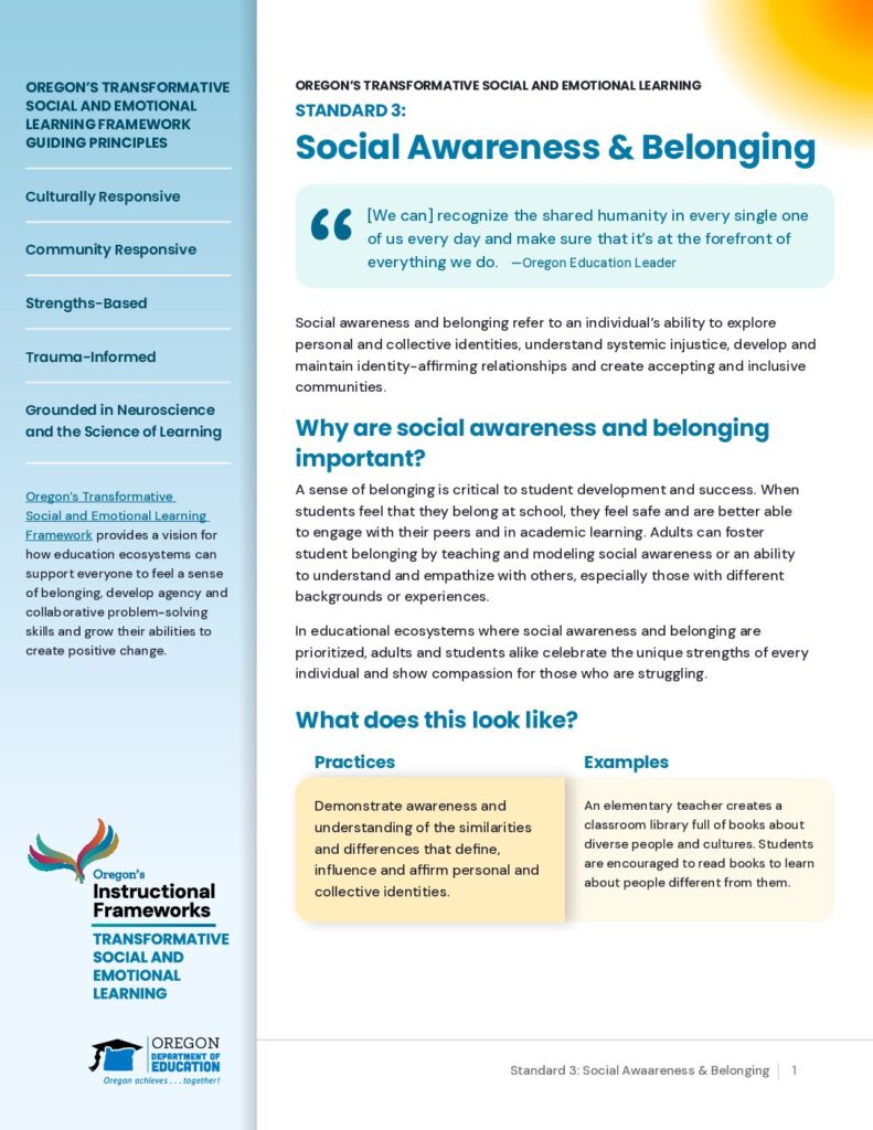 Spotlight: Social Awareness & Belonging