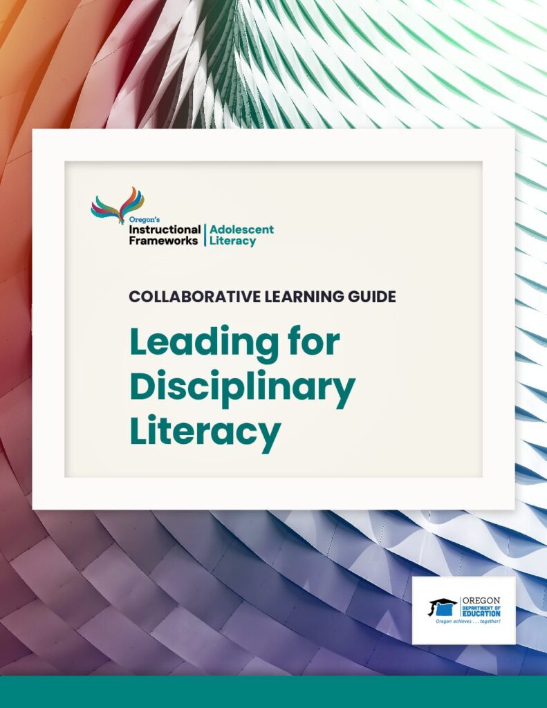 Collaborative Learning Guide: Leading for Disciplinary Literacy